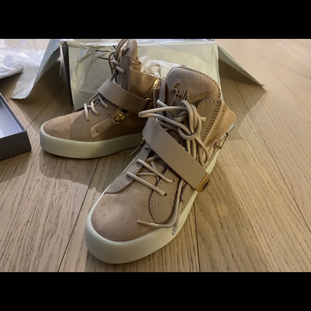 giuseppe zanotti sneakers pale pink 37
